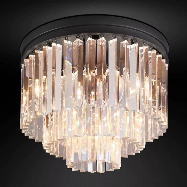 1920 Kaile Multi-Layer Round Flushmount 20"D