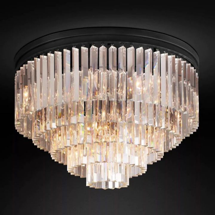 1920 Kaile Multi-Layer Round Flushmount 32"D