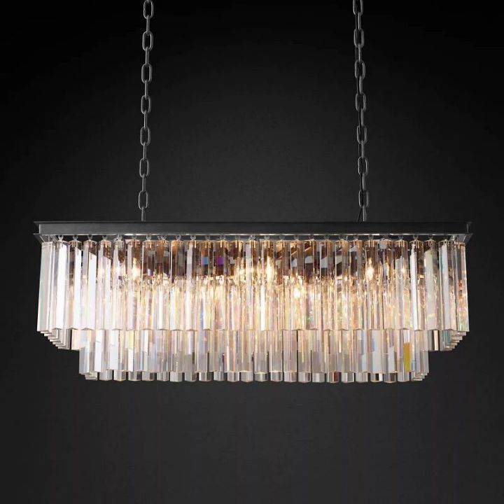 1920 Kaile 2-Tier Rectangular Chandelier 40"W