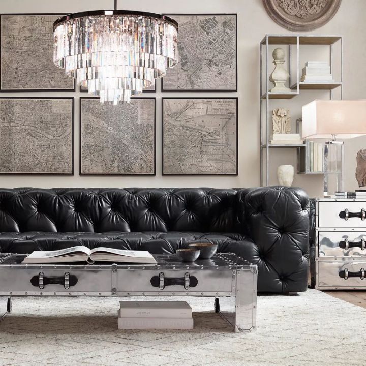 1920 Kaile Multi-Layer Round Chandelier 32"D