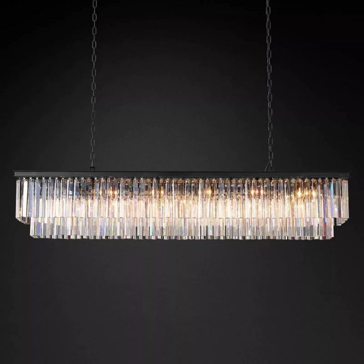 1920 Kaile 2-Tier Rectangular Chandelier 72"W