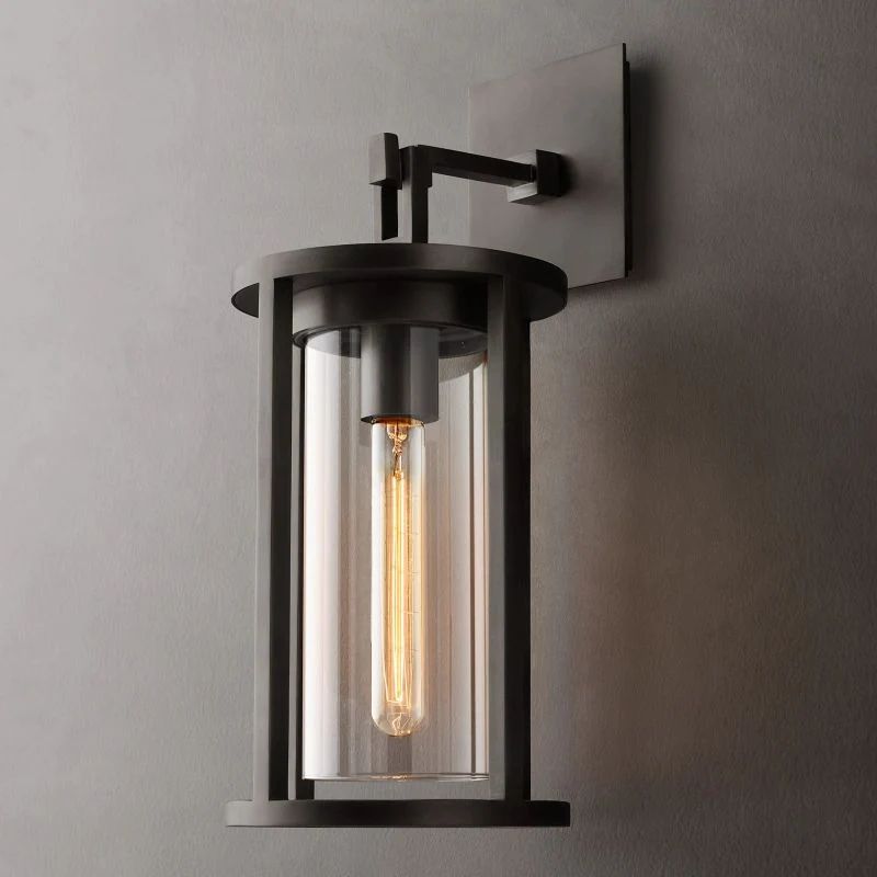 Puters Round Outdoor Sconce