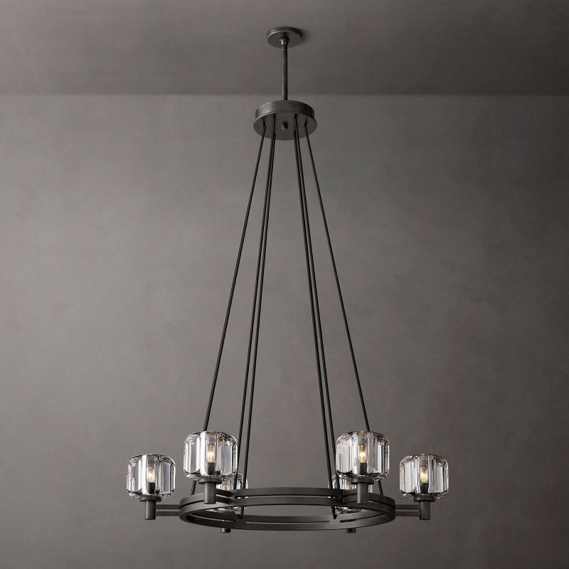 Saray Crystal Round Chandelier