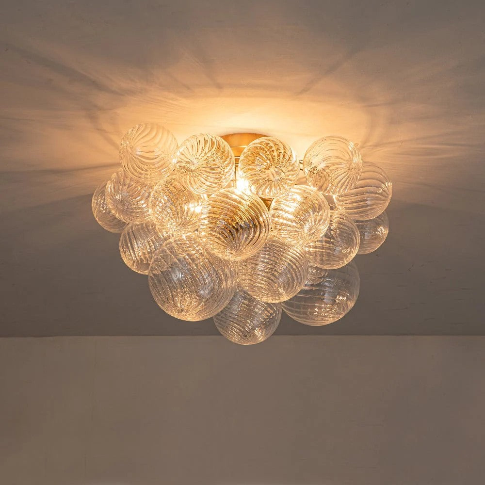 Tania Glass Flush Mount 20" 25"